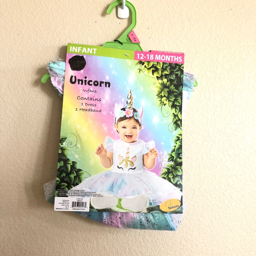 Unicorn Baby Infant Birthday Easter Costume NEW